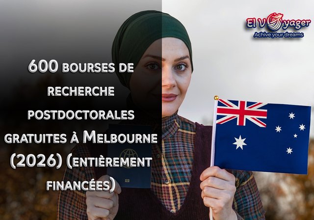 600 bourses de recherche de troisième cycle de l'Université de Melbourne (2026) (entièrement financées) - Niveau d'études : Master, Doctorat