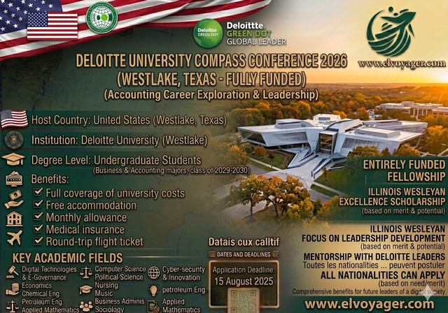 Deloitte Compass Conference 2026 in Texas, USA (Fully Funded) - Deadline: 26th May 2026