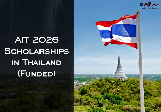 AIT Scholarships 2026 in Thailand (Funded) - Level of study: Master's and PhD