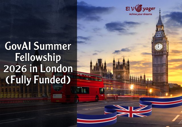 GovAI Summer Fellowship 2026 in London (Fully Funded) - Would you like to spend the summer of 2026 in London with a salary of £12,000?