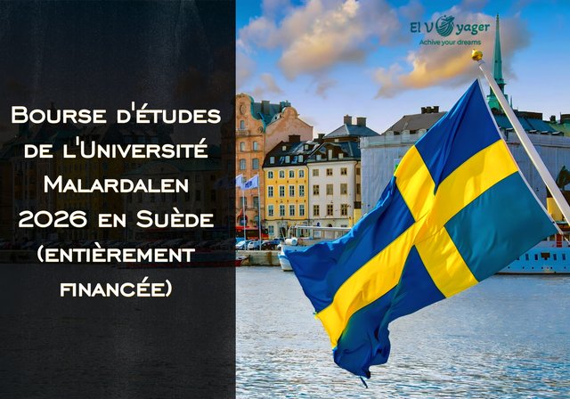 Bourse d'études de l'Université Malardalen 2026 en Suède (entièrement financée) - Niveau d'études : Master