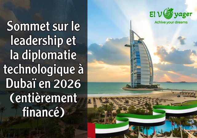 Sommet sur le leadership et la diplomatie technologique à Dubaï en 2026 (entièrement financé) - Dates du sommet : du 11 au 14 février 2026