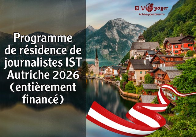Programme de résidence de journalistes IST Autriche 2026 (entièrement financé) - Salaire 15,000 euros