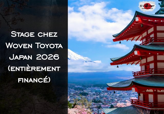 Stage chez Woven Toyota Japan 2026 (entièrement financé) - Durée : 3 mois