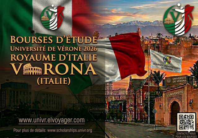 Bourse d'études de l'Université de Vérone 2026 | Étudier en Italie - Niveau du cours : Master