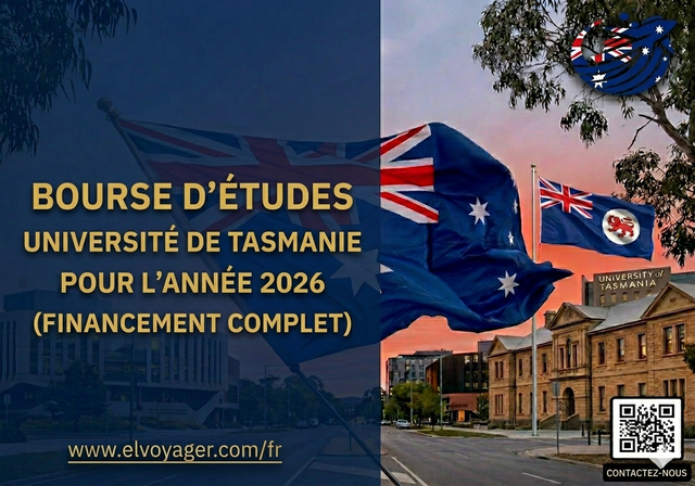 Bourse d'études de l'Université de Tasmanie 2026 (entièrement financée) - Niveau d'études : Master, Doctorat