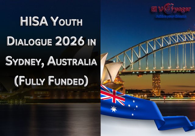 HISA Youth Dialogue 2026 in Sydney, Australia (Fully Funded) - Duration: 4 days