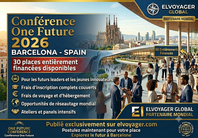 Conférence One Future 2026 Barcelone, Espagne (30 places entièrement financées) - Date limite de candidature pour la bourse : 2 juin 2026