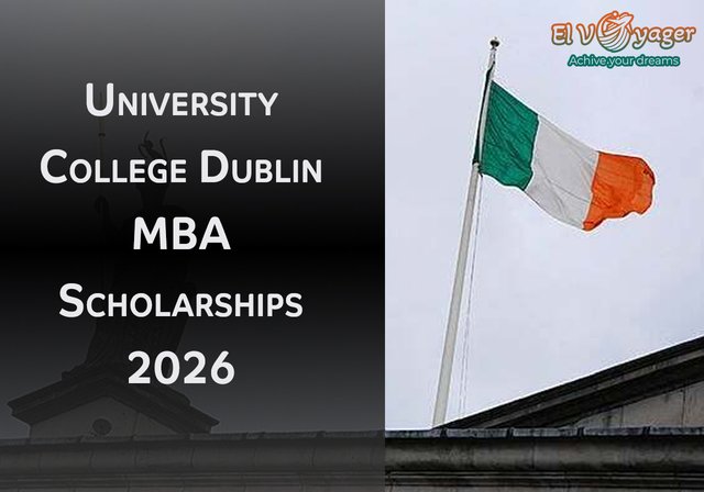 University College Dublin MBA Scholarships 2026 - Study level: Master's