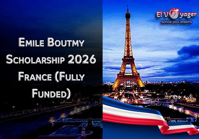 Emile Boutmy Scholarship 2026 France (Fully Funded) - Study level: Bachelor's, Master's