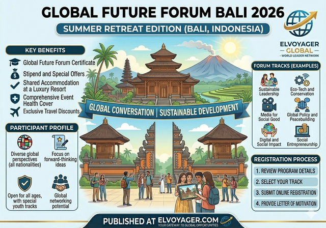 Global Future Forum Bali 2026 (Summer Retreat Edition) - Deadline: 5th July 2026