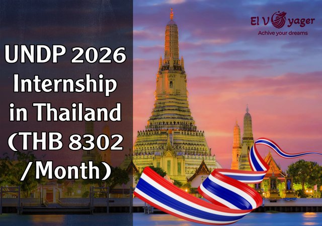 UNDP Internship 2026 in Thailand (THB 8302/Month) - Looking for interns in Bangkok