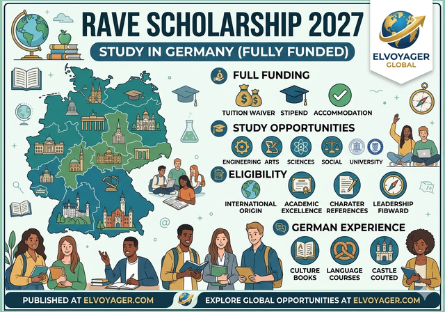 RAVE Scholarship 2027 in Germany (Fully Funded) - Application Deadline: 30th June 2026
