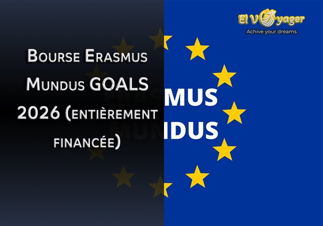 Bourse Erasmus Mundus GOALS 2026 (entièrement financée) - Pays hôtes : France, Portugal, Lituanie, Pologne, Luxembourg