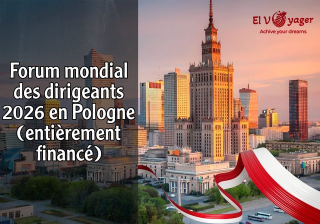 Forum mondial des dirigeants 2026 en Pologne (entièrement financé) - Préparez-vous à voyager vers la conférence de Varsovie