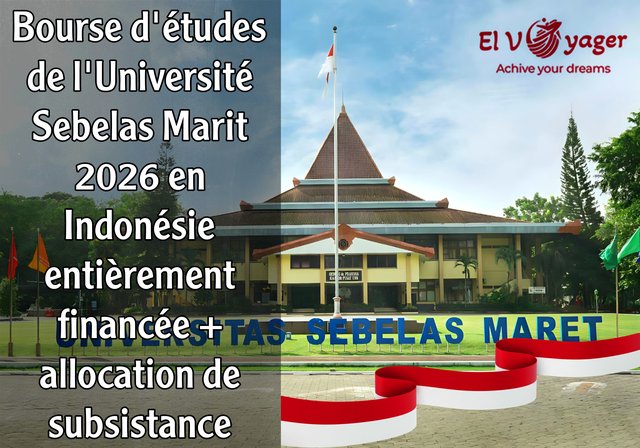 Bourse d'études de l'Université Sebelas Marit 2026 en Indonésie (entièrement financée + allocation de subsistance) - Bourses de baccalauréat, de maîtrise et de doctorat