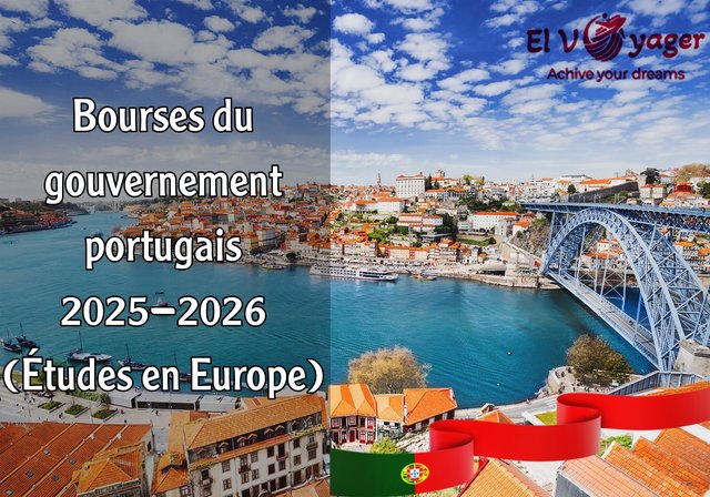 Bourses du gouvernement portugais 2025-2026 (Études en Europe) - Venez avec nous étudier en Europe