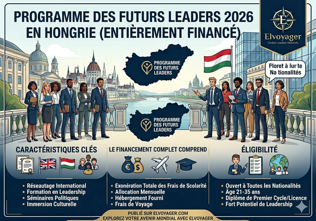 Programme des futurs leaders 2026 en Hongrie (entièrement financé) - Date limite : 30 juin 2026