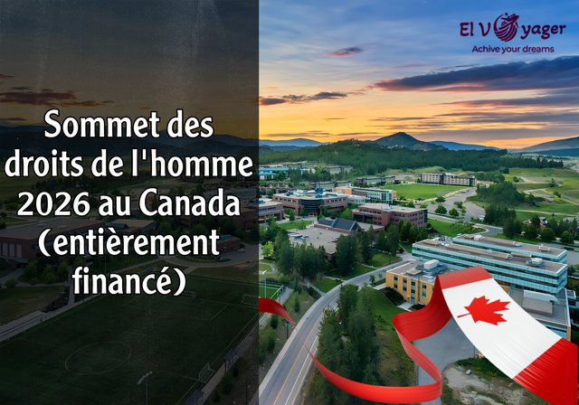 Sommet des droits de l'homme 2026 au Canada (entièrement financé) - Lieu: Université de la Colombie-Britannique
