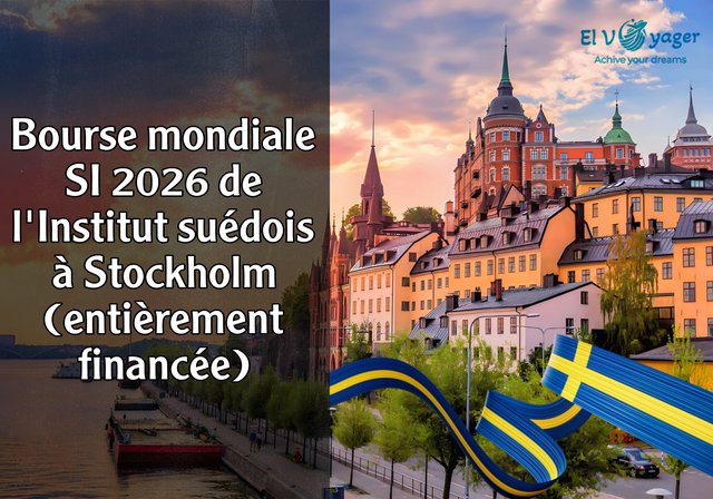 Bourse mondiale SI 2026 de l'Institut suédois à Stockholm (entièrement financée) - Bourse de master en Suède