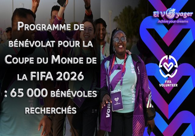 Suite aux résultats du tirage au sort de la Coupe du Monde, découvrez le programme de bénévolat pour la Coupe du Monde de la FIFA 2026 : 65 000 bénévoles sont recherchés. - Pays hôtes : Canada, États-Unis d'Amérique, Mexique