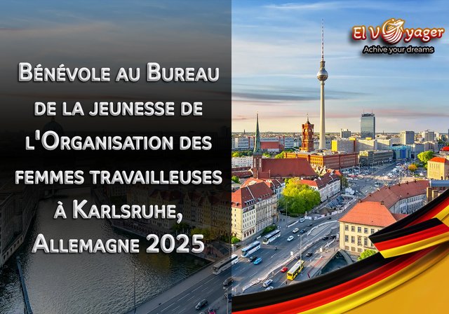 🌍 Volontariat en Allemagne avec hébergement et financement complet - Durée du volontariat : 12 mois
