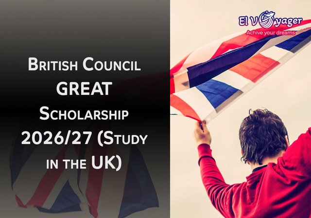 British Council GREAT Scholarship 2026/27 (Study in the UK) - Degree Level: Master's Degree