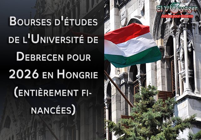Bourses d'études de l'Université de Debrecen pour 2026 en Hongrie (entièrement financées) - Niveau d'études : Licence, Master, Doctorat