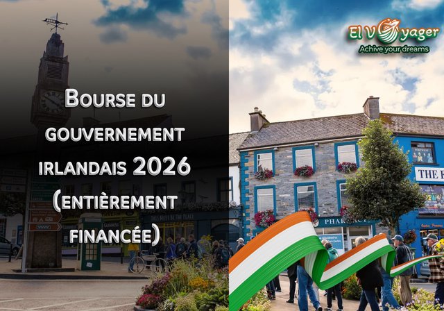 Bourse du gouvernement irlandais 2026 (entièrement financée) - Niveau d'études : Master et doctorat