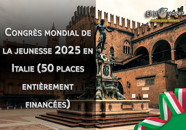 Congrès mondial de la jeunesse 2025 en Italie (50 places entièrement financées) - Localisation : Milan