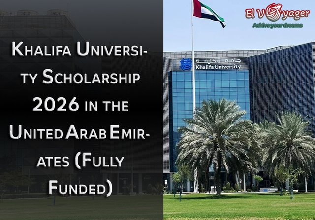 Khalifa University Scholarship 2026 in the United Arab Emirates (Fully Funded) - Academic level: Bachelor's, Master's, PhD