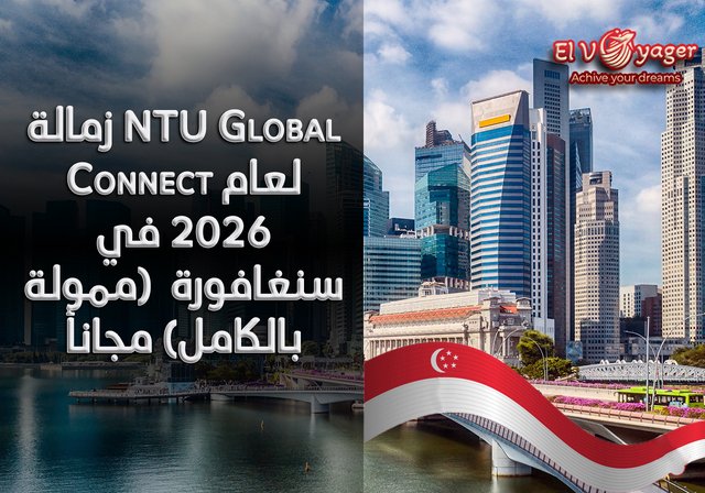 زمالة NTU Global Connect لعام ٢٠٢٦ في سنغافورة 🇸🇬 (ممولة بالكامل) مجانأ - ا يشترط اختبار GRE/TOEFL/IELTS