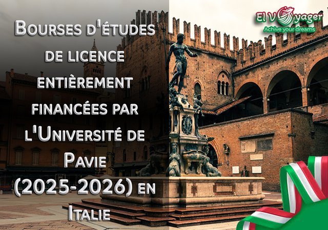 Bourses d'études de licence entièrement financées par l'Université de Pavie (2025-2026) en Italie - Postulez maintenant via le site officiel