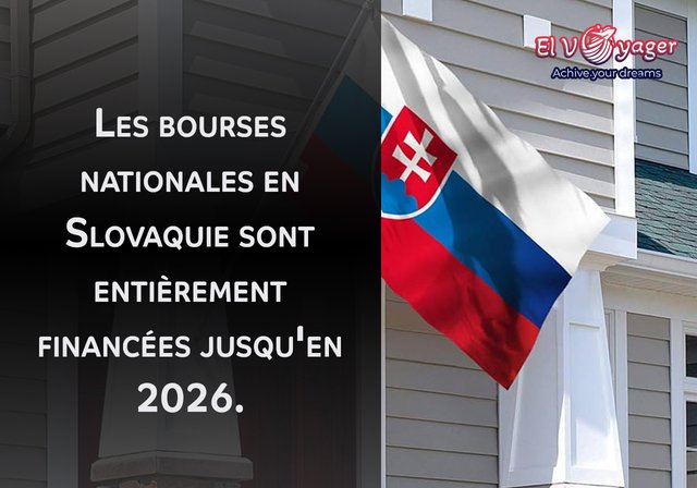 Les bourses nationales en Slovaquie sont entièrement financées jusqu'en 2026. - Niveau d'études : Master, Doctorat, Professeurs d'université, Chercheurs et Artistes
