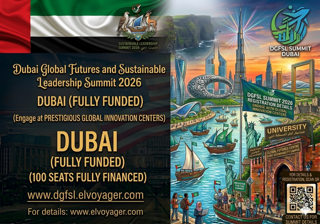 Dubai Global Futures and Sustainable Leadership Summit 2026 (Fully Funded) - Duration: 4 Days (3 Nights)