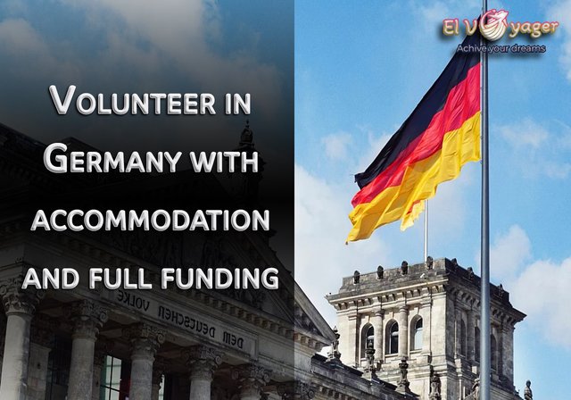 🌍 Volunteer in Germany with accommodation and full funding - Volunteer duration: 12 months