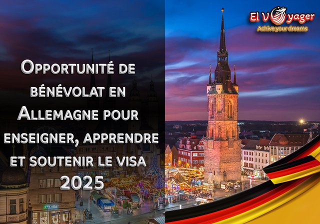 Opportunité de bénévolat en Allemagne pour enseigner, apprendre et soutenir le visa 2025 - Présenté par notre équipe de spécialistes